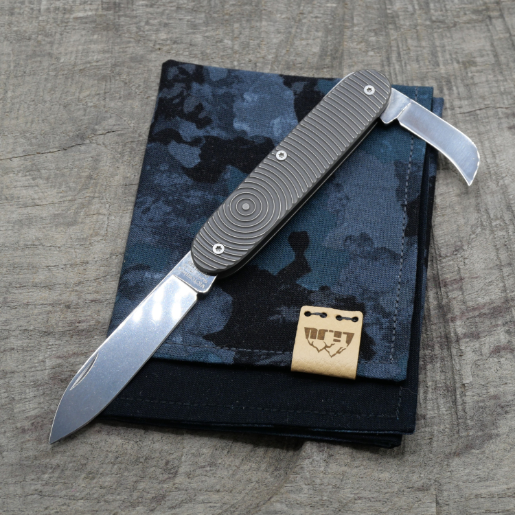 TITAN - CONCENTRIC dark wash - SWISS ARMY 2 - Titan Grade 5  (Ti 6AI 4V)  - 93mm